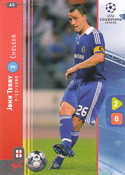 John Terry Chelsea 2008/09 Panini Champions League #40